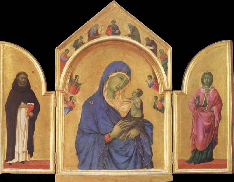 Duccio di Buoninsegna The Virgin Mary and angel predictor,Saint Germany oil painting art